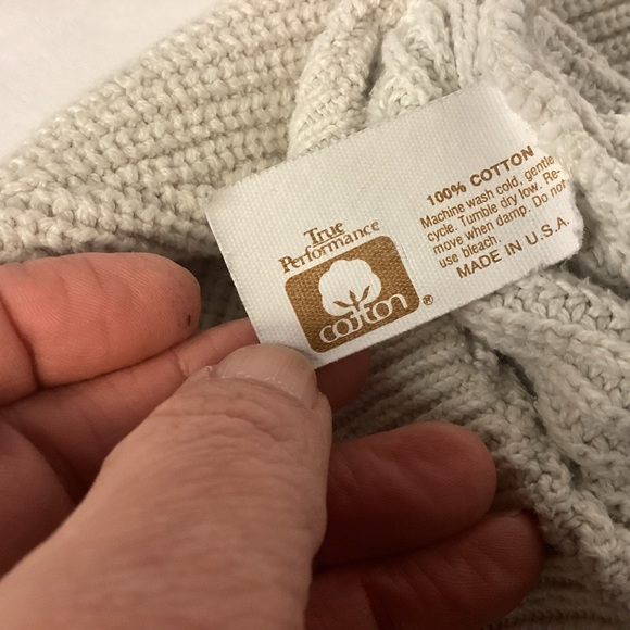 VTG Golf Sweater Cotton made in USA Susquehanna Trail Womens Unisex size XL - Picture 7 of 8
